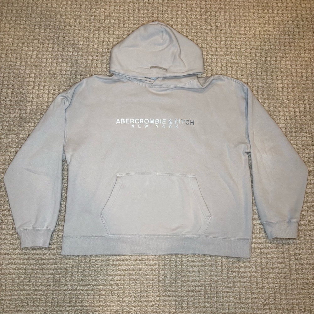Abercrombie & Fitch Men’s Logo Popover Hoodie